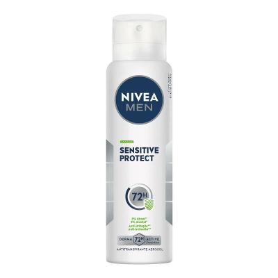 Nivea Desodorante Antitranspirante Aerosol Men Sensitive Protect 150ml