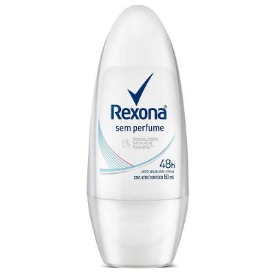 DESODORANTE ROLL ON REXONA WOMEN SEM PERFUME 50ML