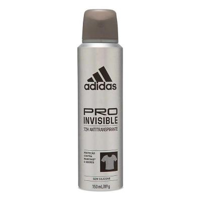 DESODORANTE AEROSOL ADIDAS MASCULINO PRO INVISIBLE 150ML