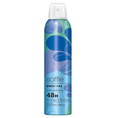 DESODORANTE AEROSOL SOFFIE ORIGINAL ANTITRANSP 48H 300ML