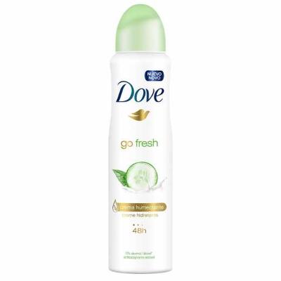 DESODORANTE ANTITRANSPIRANTE AEROSOL DOVE GO FRESH PEPINO E CHÁ VERDE 150ML