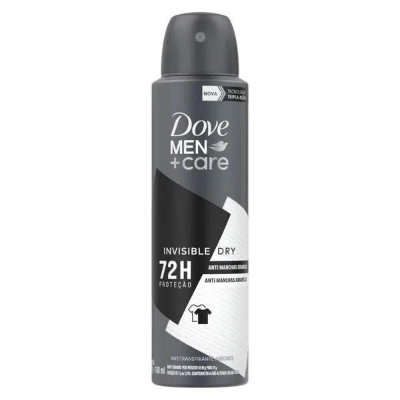 DESODORANTE MASCULINO ANTITRANSPIRANTE DOVE MEN +CARE INVISIBLE DRY AEROSOL 150ML