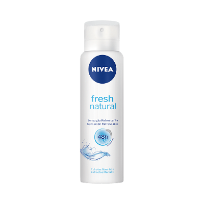 DESODORANTE AEROSOL NIVEA FEMININO FRESH NATURAL 150ML