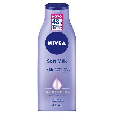 HIDRATANTE CORPORAL NIVEA SOFT MILK PELE SECA 400ML