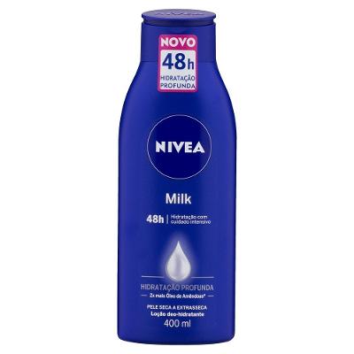 LOÇÃO HIDRATANTE NIVEA MILK HIDRATAÇÃO PROFUNDA 400ML