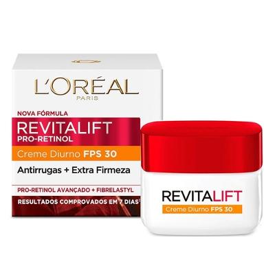 CREME ANTI-IDADE FACIAL L'ORÉAL PARIS REVITALIFT CREME DIURNO FPS30 - 49G
