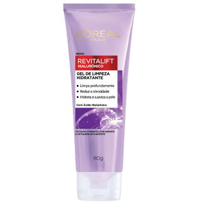 L'ORÉAL PARIS REVITALIFT HIALURÔNICO - GEL DE LIMPEZA ANTI-IDADE 80G