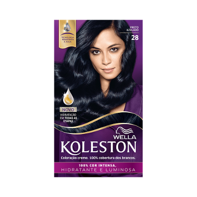 TINTURA CREME WELLA KOLESTON 28 PRETO AZULADO
