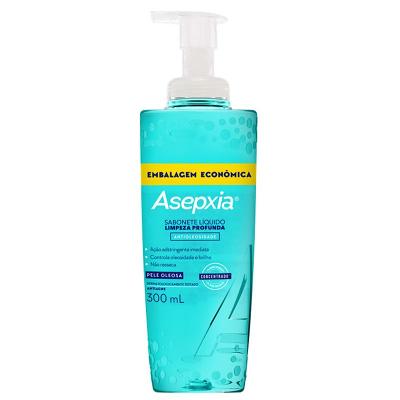 SABONETE LÍQUIDO ASEPXIA LIMPEZA PROFUNDA 300ML
