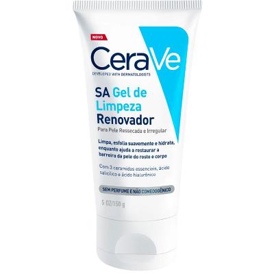 Gel de Limpeza SA Renovador Cerave Pele Seca 150g