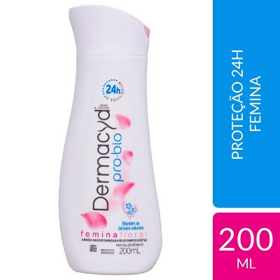 SABONETE LÍQUIDO ÍNTIMO DERMACYD PRO-BIO FEMINA COM 200ML