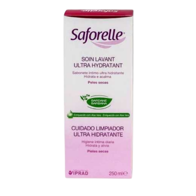 SABONETE LÍQUIDO ÍNTIMO SAFORELLE ULTRA HIDRATANTE COM 250ML