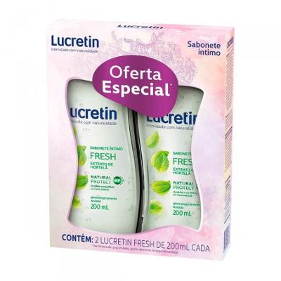 Kit Sabonete Líquido Íntimo Lucretin Fresh