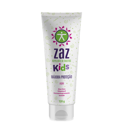 REPELENTE DE INSETOS ZAZ LOÇÃO KIDS MÁXIMA PROTEÇÃO 120G