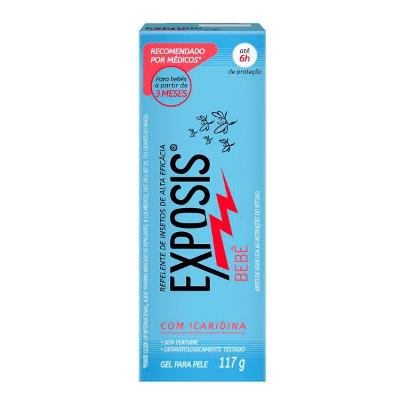 Repelente Em Gel Exposis Bebê 117Ml