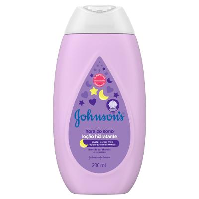 LOÇÃO HIDRATANTE CORPORAL JOHNSON'S BABY HORA DO SONO COM 200ML