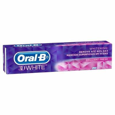 CREME DENTAL ORAL-B 3D WHITE BRILLIANT FRESH 70G