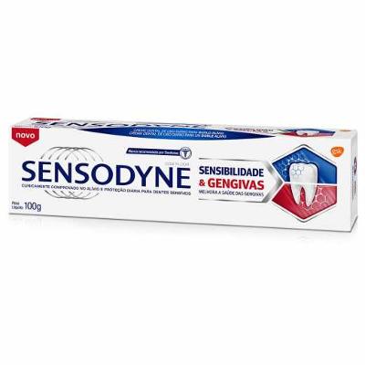 CREME DENTAL SENSODYNE SENSIBILIDADE & GENGIVAS 100G