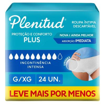 Plenitud Fralda Calça Geriátrica Unissex Protect Plus G/XG