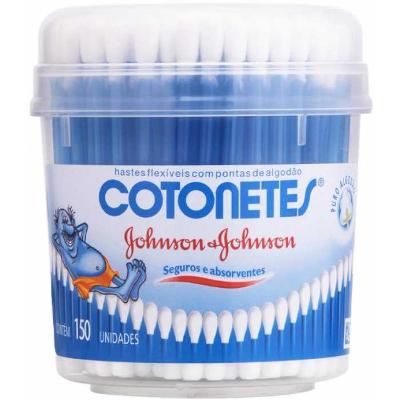 HASTES FLEXÍVEIS COTONETES POTE 150 UNIDADES