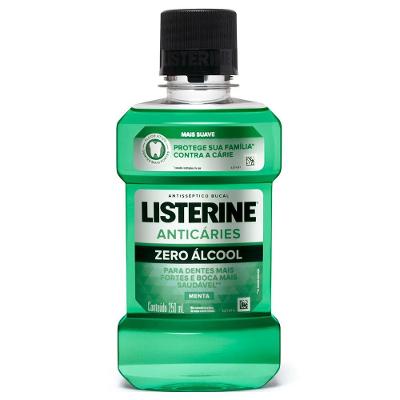 ANTISSÉPTICO BUCAL LISTERINE ANTICÁRIES ZERO 250ML