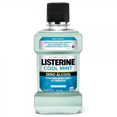 ANTISSÉPTICO BUCAL LISTERINE COOL MINT ZERO ÁLCOOL 250ML