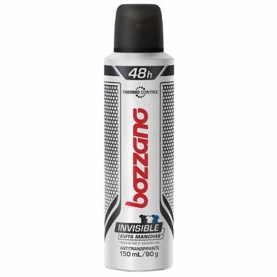 DESODORANTE ANTITRANSPIRANTE AEROSOL BOZZANO INVISIBLE 150ML