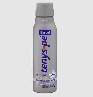 TENYS PÉ DESODORANTE PARA OS PÉS AEROSOL SEM PERFUME 150ML