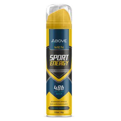 DESODORANTE AEROSSOL ANTITRANSPIRANTE ABOVE MEN SPORT ENERGY 150ML