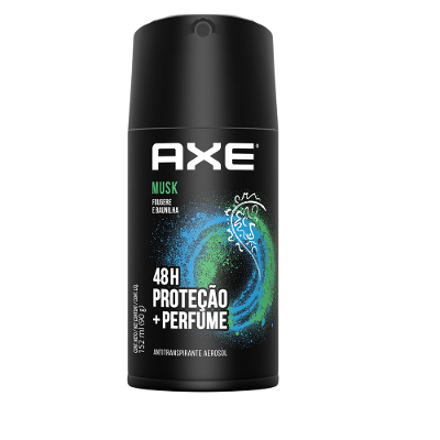 DESODORANTE ANTITRANSPIRANTE AEROSSOL AXE MUSK 152ML