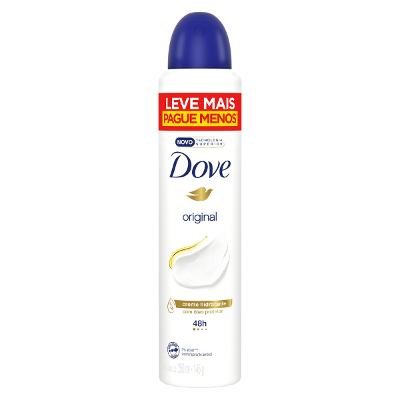 Desodorante Antitranspirante Aerosol Dove Original com 250ml