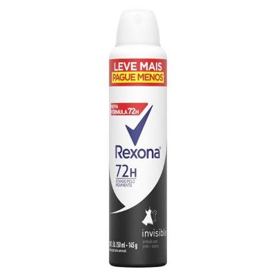 Desodorante Antitranspirante Aerosol Invisible Rexona 250Ml