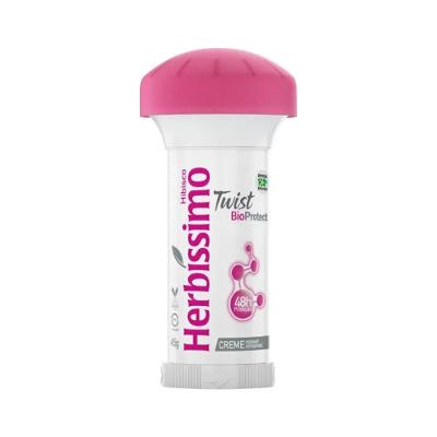 Creme Desodorante Antitranspirante Herbíssimo Twist BioProtect Hibisco 45g
