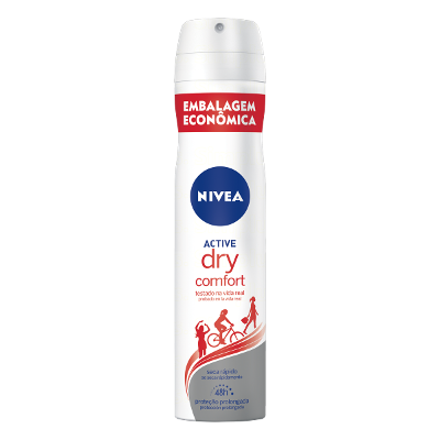 Desodorante Nivea Active Dry Comfort 72h Antitranspirante Aerosol 200ml