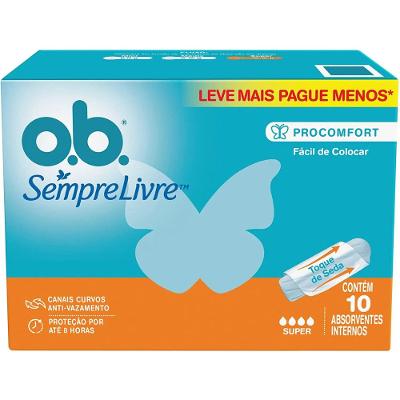 Absorvente Interno OB super 10 unidades