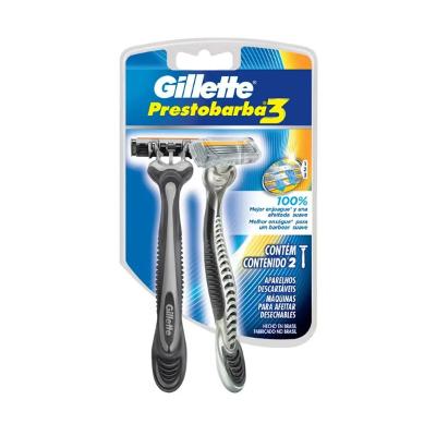 Aparelho De Barbear Descartável Gillette Prestobarba 3 - 2 Unidades