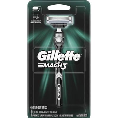 APARELHO DE BARBEAR GILLETTE MACH3 1 UNIDADE