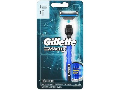 APARELHO DE BARBEAR GILLETTE MACH3 ACQUA GRIP