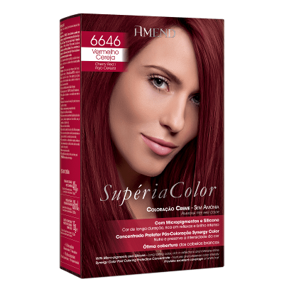 AMEND SUPÉRIA COLOR 6646 VERMELHO CEREJA – TONALIZANTE