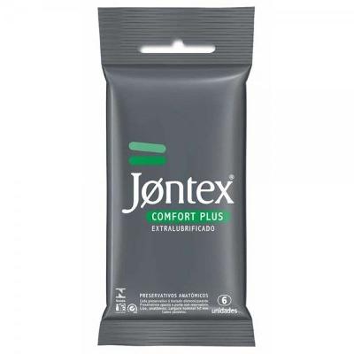 Preservativo Jontex Extra Lubrificado Com 6