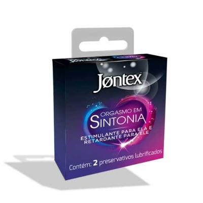 PRESERVATIVO JONTEX ORGASMO EM SINTONIA 2 - UNIDADES