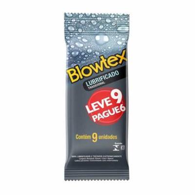 PRESERVATIVO BLOWTEX LUBRIFICADO - LEVE 9 PAGUE 6 - 9 UNIDADES