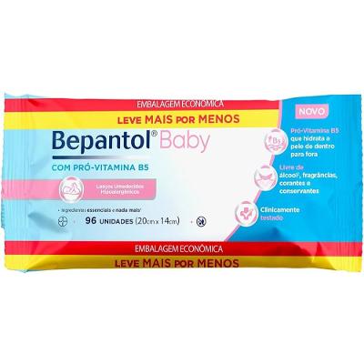 LENÇO UMEDECIDO BEPANTOL BABY 96 UNIDADES