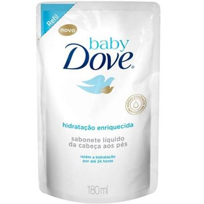 REFIL SABONETE LÍQUIDO DOVE BABY HIDRATAÇÃO ENRIQUECIDA 180ML