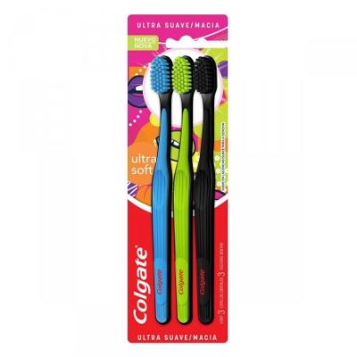 ESCOVA DE DENTE COLGATE ULTRA SOFT 3 UNIDADES