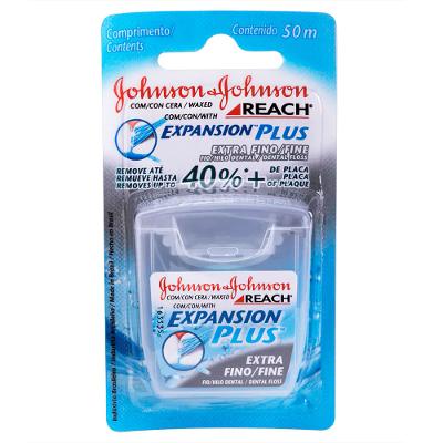 FIO DENTAL JOHNSON E JOHNSON REACH EXTRA FINO 50 METROS