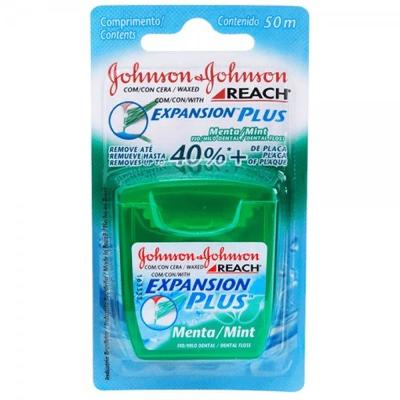 FIO DENTAL REACH EXPANSION PLUS SABOR MENTA 50 METROS