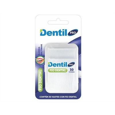 Fio Dental Com Haste Dentil Pro 30 Unidades