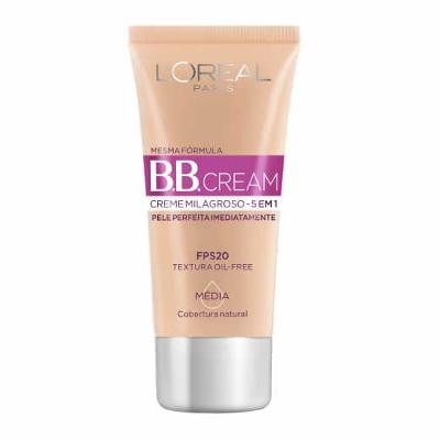 BASE L'ORÉAL PARIS - DERMO EXPERTISE BB CREAM MÉDIA 30ML