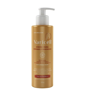 Varicell Creme para pernas cansadas pele extrasseca 300g